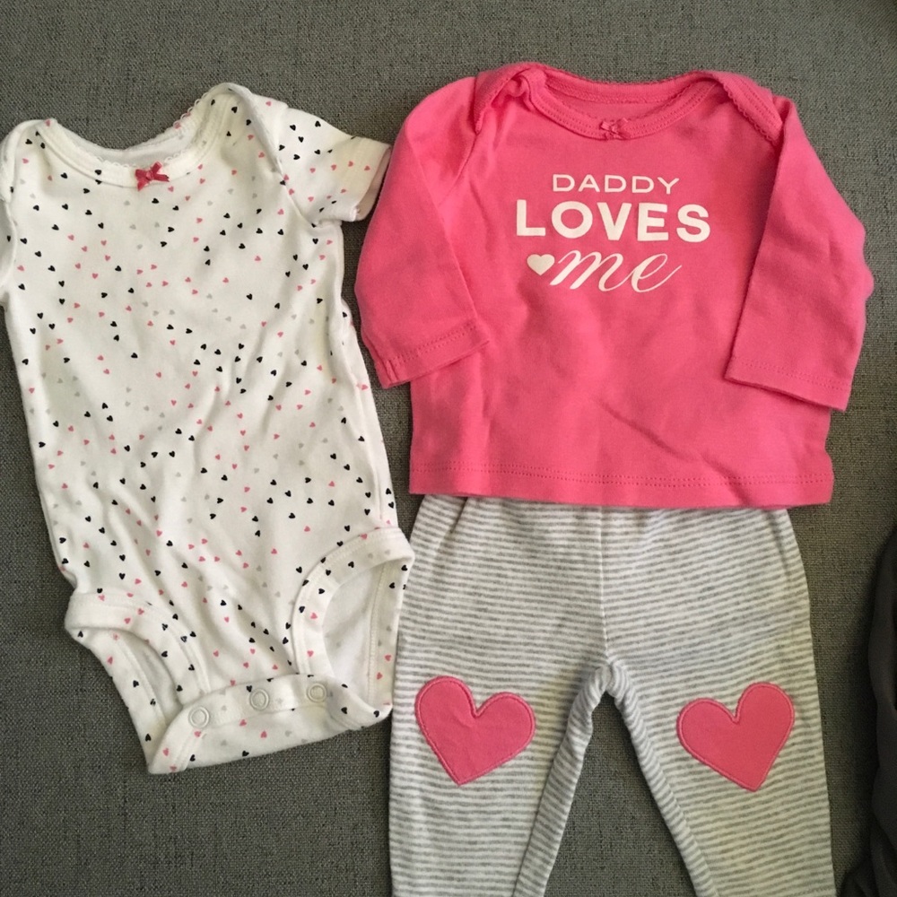 Carters newborn set